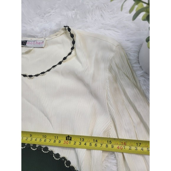 [445] VTG Tomorrow's Mother  Maternity Blouse - Picture 4 of 8